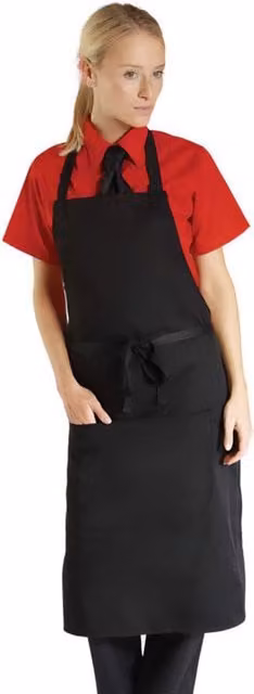 Dennys Pocket Full Apron in Black – 1