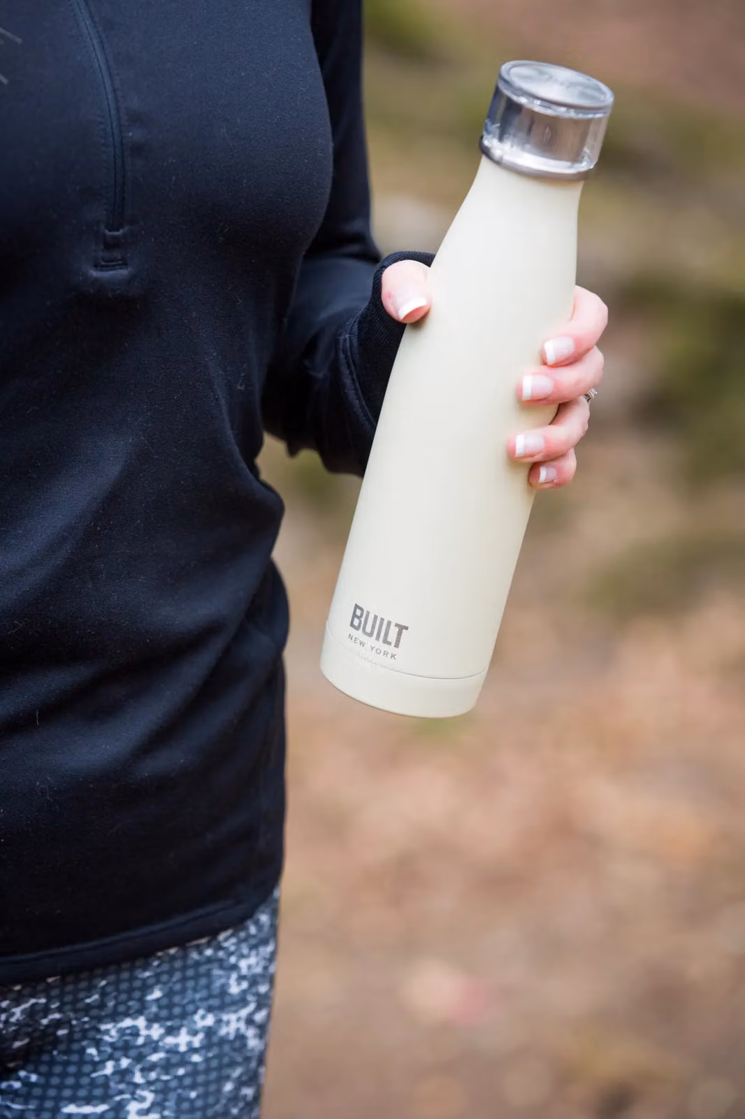 Built NY 500ml Double Walled Stainless Steel Water Bottle in Beige – 2