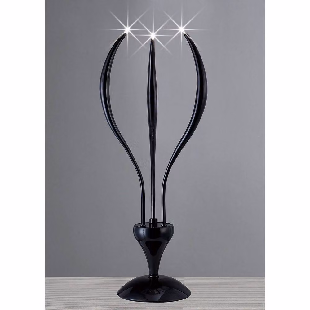Netlighting Llamas Black Metal Table Lamp with 3 G4 Lights – 2