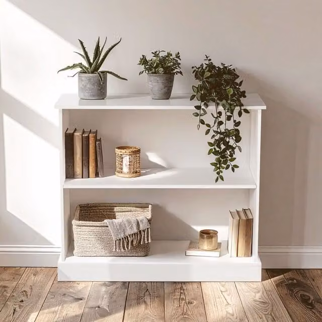 Orsina Portland Matt White Minimalist Storage Unit
