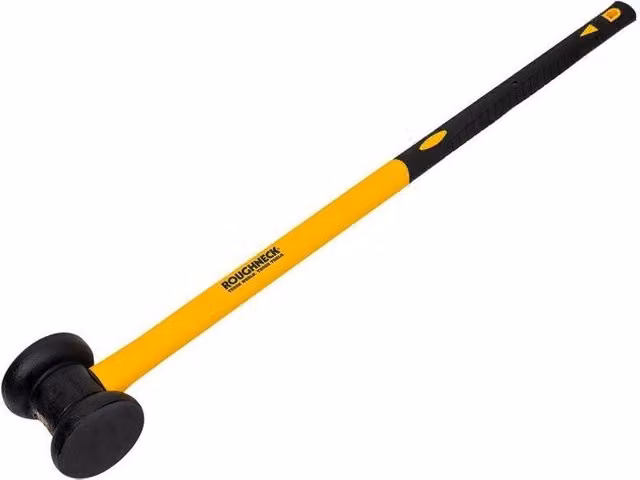 Roughneck Fencing Maul with Fibreglass and Plastic Handle in Yellow and Multicolour – 1