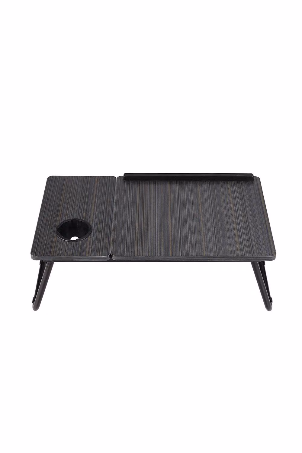 Living and Home Adjustable Laptop Bed Desk with Cup Holder in Black – 3
