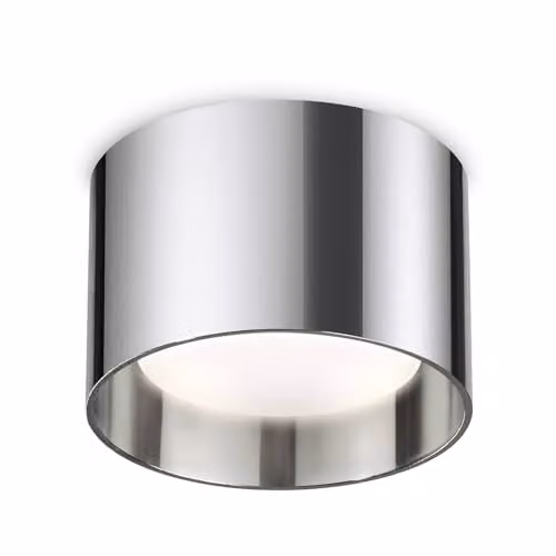Ideal Lux Spike Round Surface Mounted Downlight in Chrome