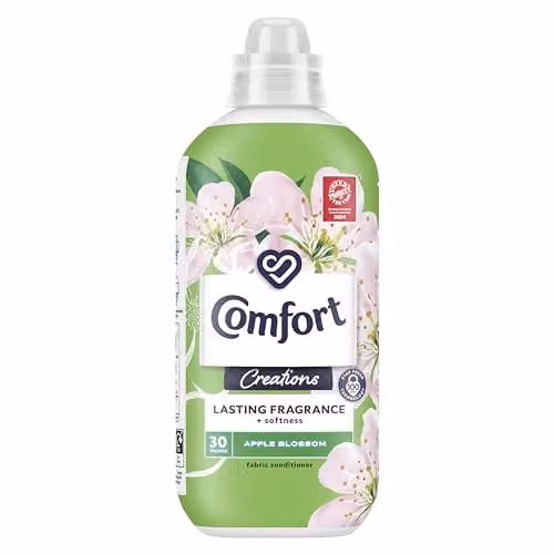 Comfort Apple Blossom Fabric Conditioner with Stay Fresh Technology, 900 ml