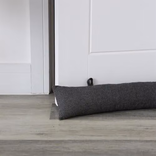 Nicola Spring Herringbone Draught Excluder, Grey – 4