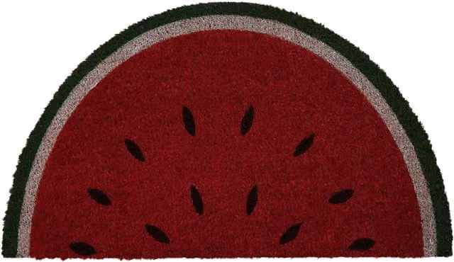 Orsina Water Melon Coir Doormat, Multicolour, Diameter: 100 cm – 1