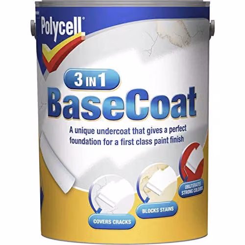Polycell 3-in-1 Basecoat White 5 l