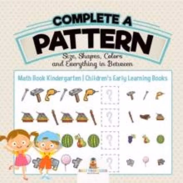 Baby Professor Complete a Pattern Multicolour Paper Educational Set