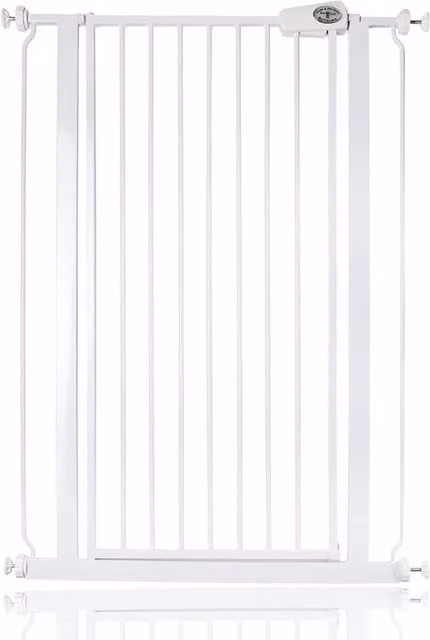 Bettacare Extendable White Child and Pet Gate for Doors and Stairs