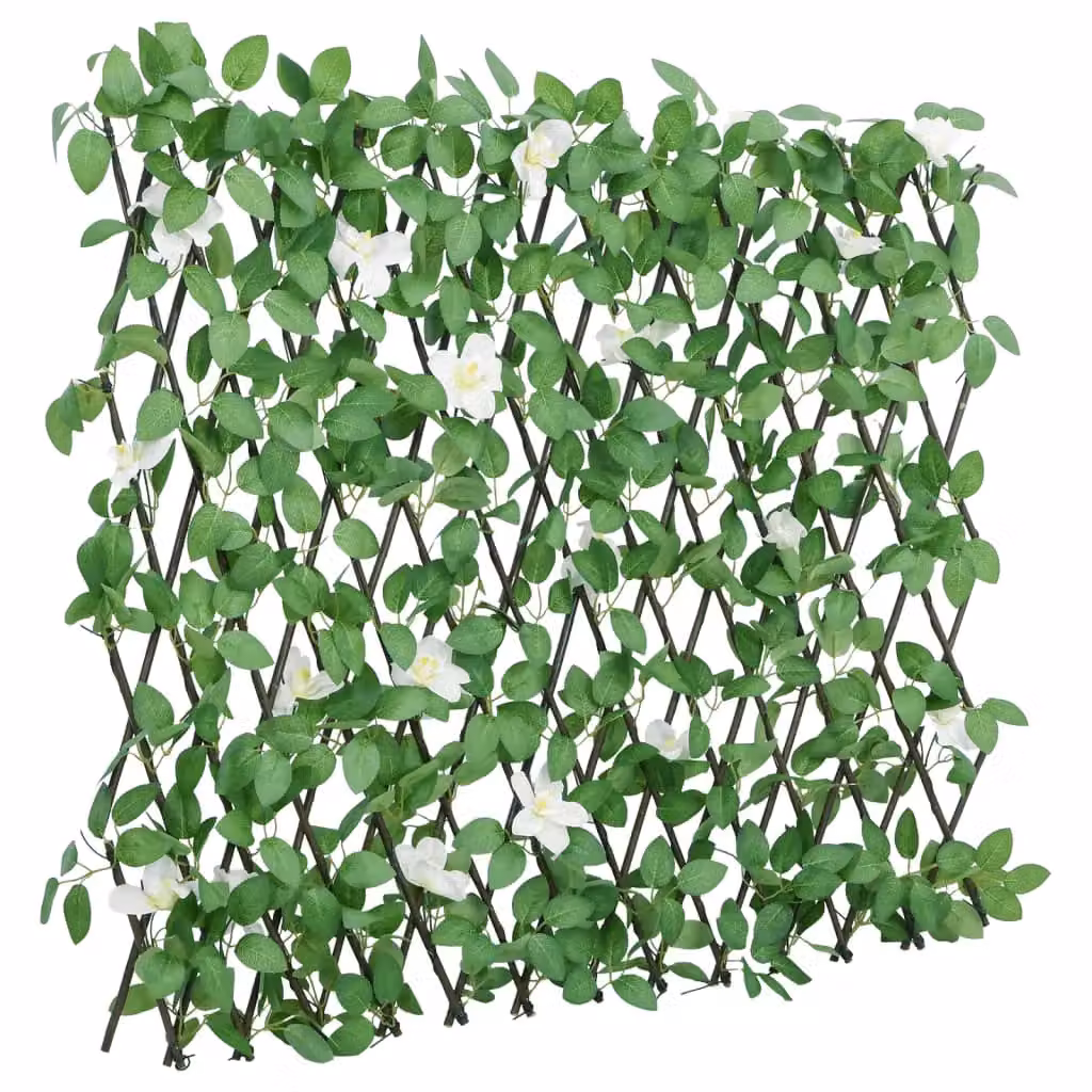 Berkfield Home Artificial Ivy Trellis Expandable Green, 5 Pieces, W: 186 cm, H: 30 cm – 2