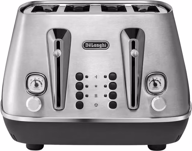 De'Longhi Distinta X 4 Slice Toaster in Stainless Steel Silver – 2