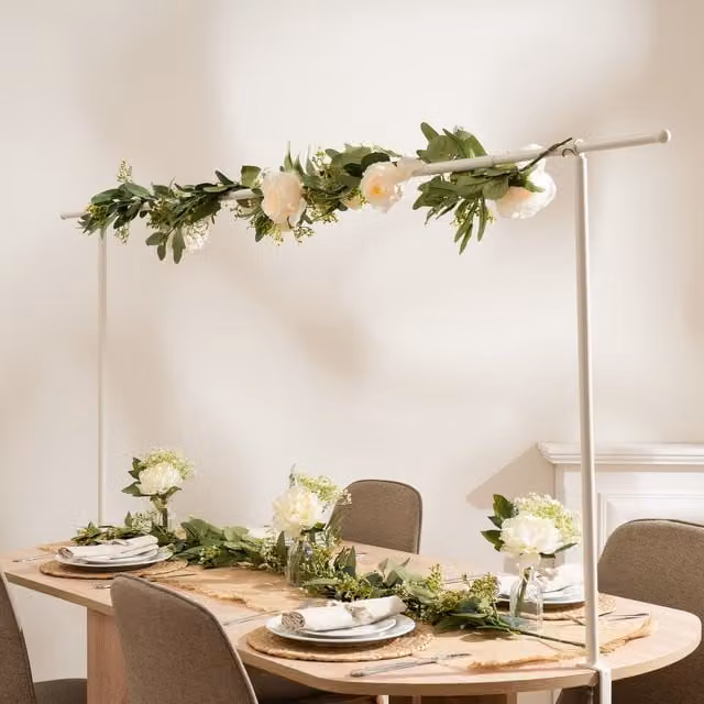 Scottish Everlastings Ltd White Metal Tabletop Display Frame