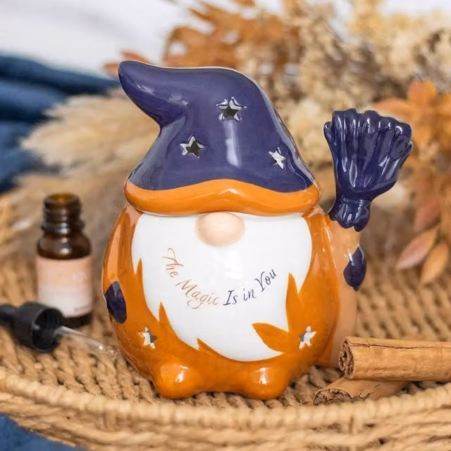 Uniqueful The Magic is in You Gonk Ceramic Oil Burner in Multicolour