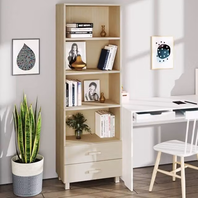 Berkfield Home HAMAR Highboard in Honey Brown Solid Pine, W/D/H: 60 x 35 x 180 cm – 1