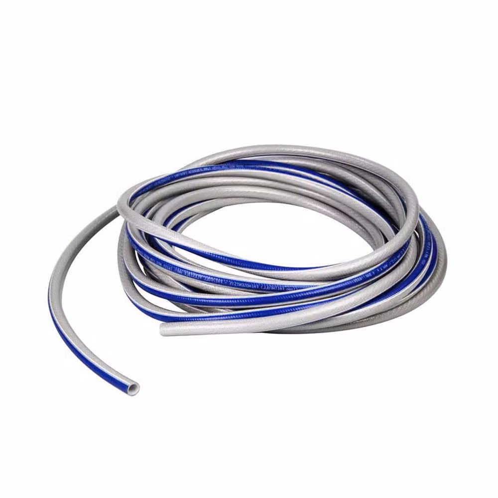 Faithfull Flexible Anti-Twist NTS PVC Hose, 15m, 12.7mm Diameter, Grey – 2