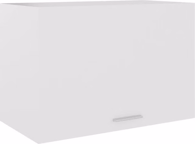 Berkfield Home White Wall Mounted Hanging Kitchen Cabinet with Hinged Doors and Internal Shelves, W/D/H: 60 x 31 x 40 cm