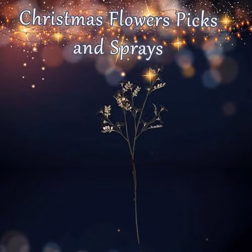 VFM e-Store Black Christmas Daisy Spray Floral Decoration, H 91 cm x W 29 cm – 2