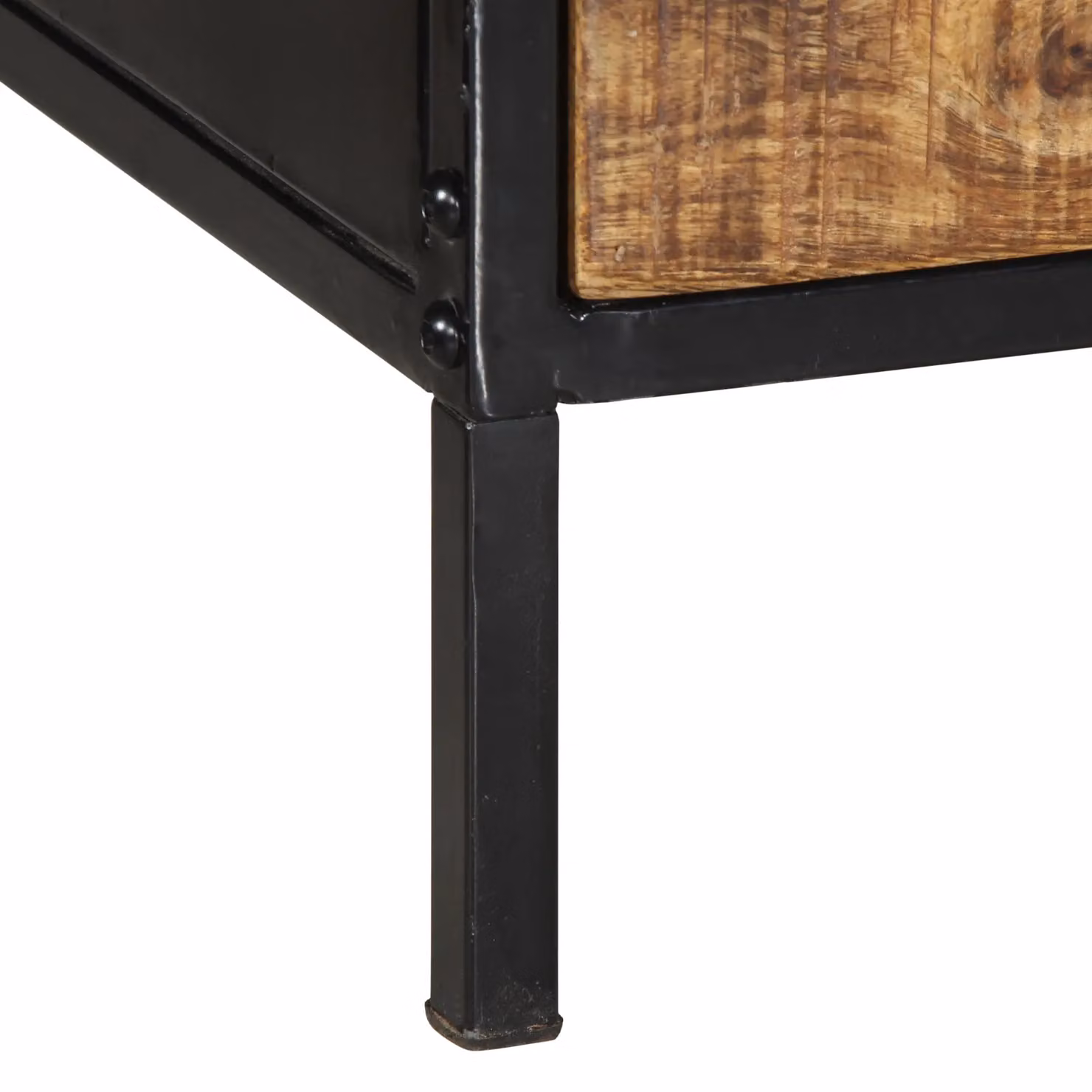 Berkfield Home Brown Solid Mango Wood Coffee Table, W: 90 cm, D: 50 cm, H: 40 cm – 6