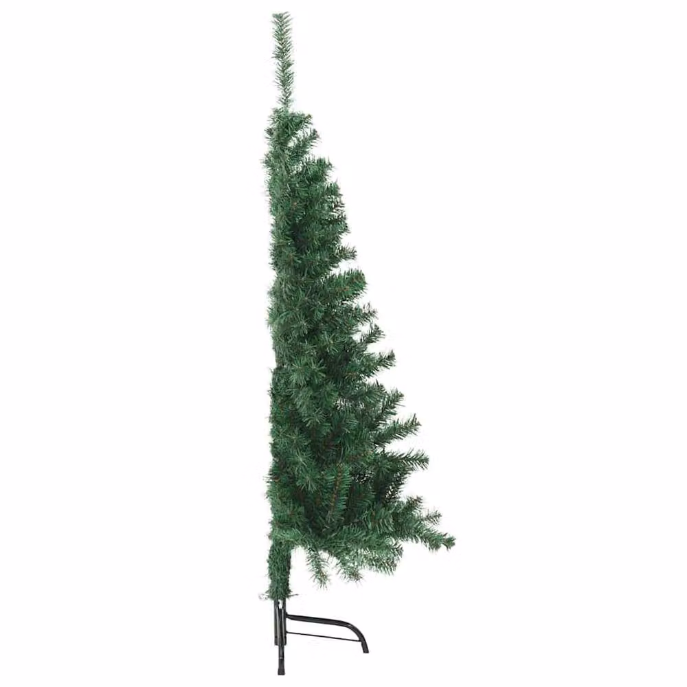 Berkfield Home Beautiful Artificial Half Christmas Tree with Stand, Green, Height: 150 cm – 5