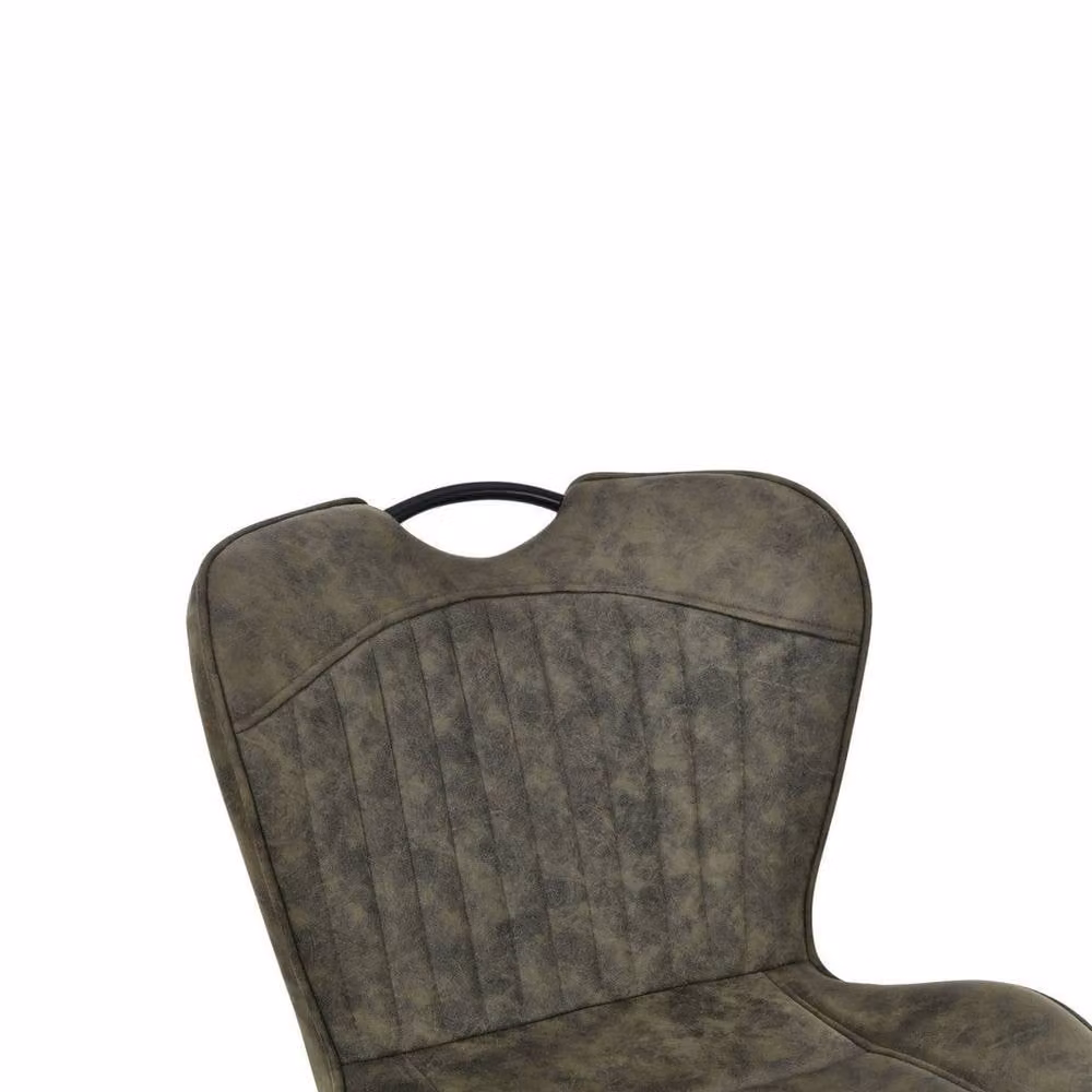 Jaipur Furniture Ltd Mala Bar Fabric Chairs Set of 2 in Green and Black, W50 x D61 x H107 cm – 3