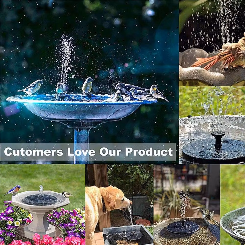 SPETLEK 5.5W Solar Fountain Pump for Garden Ponds, Pools and Aquariums, Black – 7