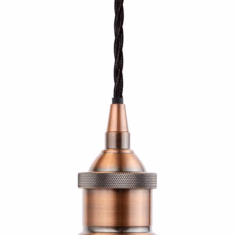SE Home Chancery Pendant Light in Blue and Antique Copper