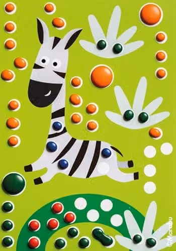 Marabu Kids Dot Pen Art Painting Set with Multicolour Ink, 4 x 25 ml – 5