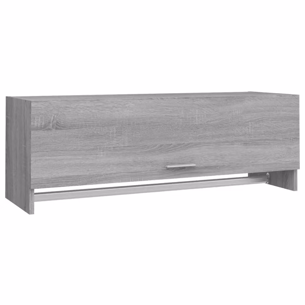 Berkfield Home Grey Sonoma Wardrobe in MDF, W/D/H: 100 x 32.5 x 35 cm – 2