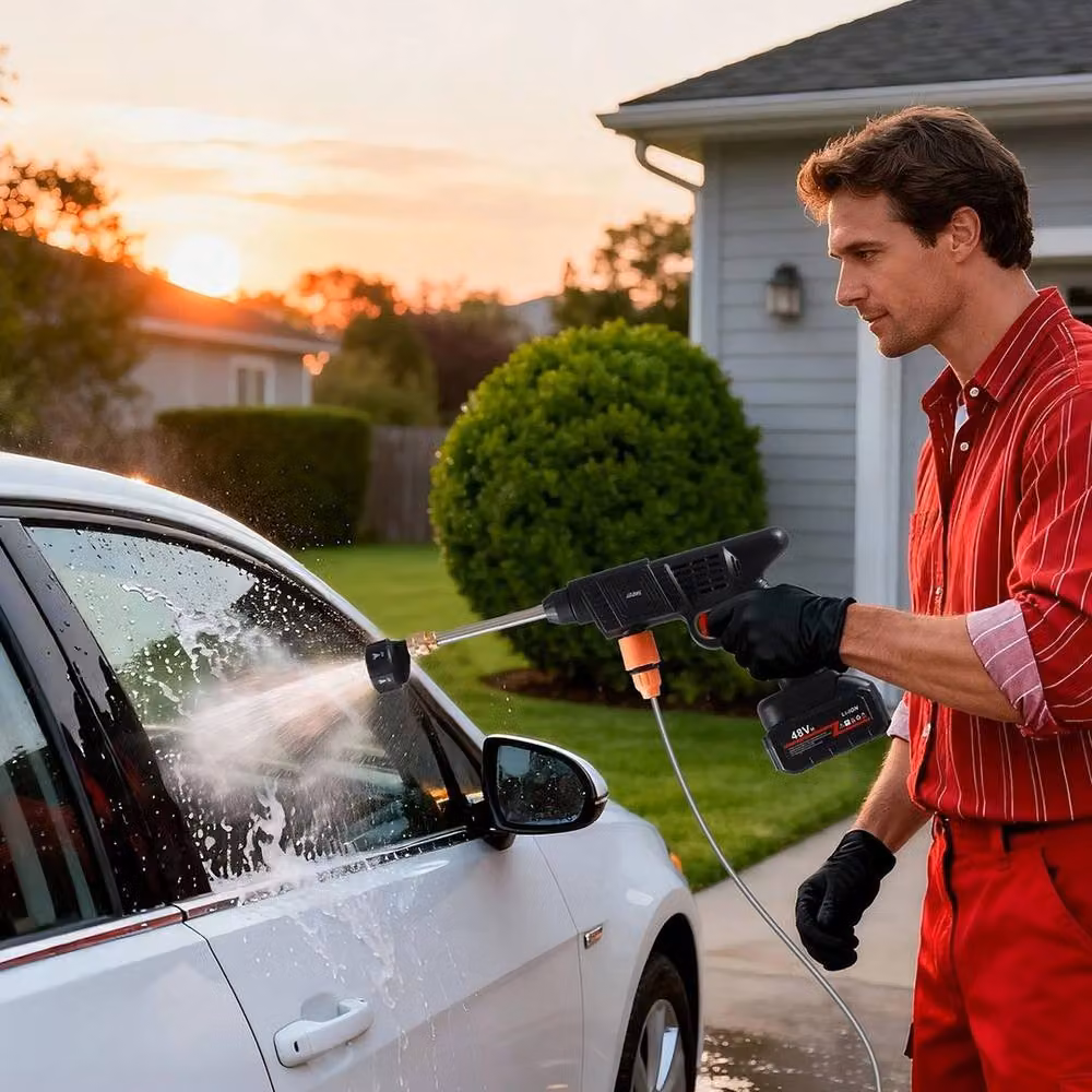 EONLION 48V Cordless High Pressure Car Washer in Black – 5