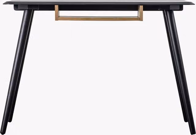 Noirot Mid-Century Oak Writing Desk in Black
