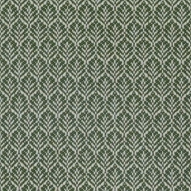 HOUSE Llewelyn-Bowen Oak Leaf Woven Fabric in Forest Green