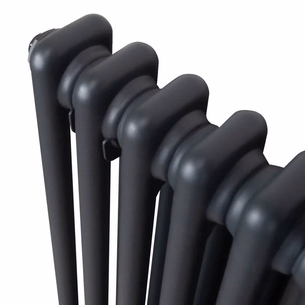 Monstershop Traditional 2 Column Steel Radiator in Anthracite Grey, W/H: 60.0 x 146.2 cm – 6