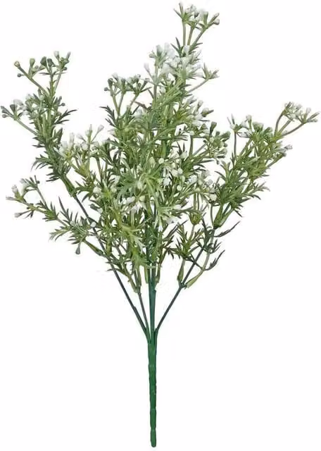 Kingsbury Gifts Artificial White Heather Bud Bush
