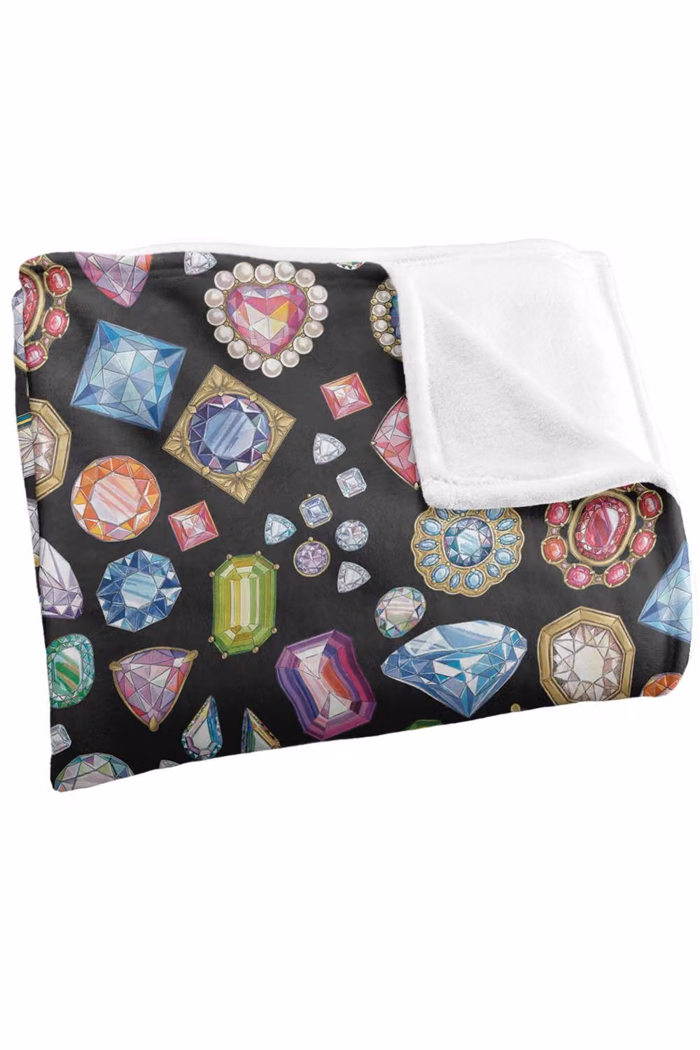 Netflix Bridgerton Crown Jewels Silky Touch Soft Fleece Throw Blanket, Multicolour, W: 152 cm, D: 127 cm – 3