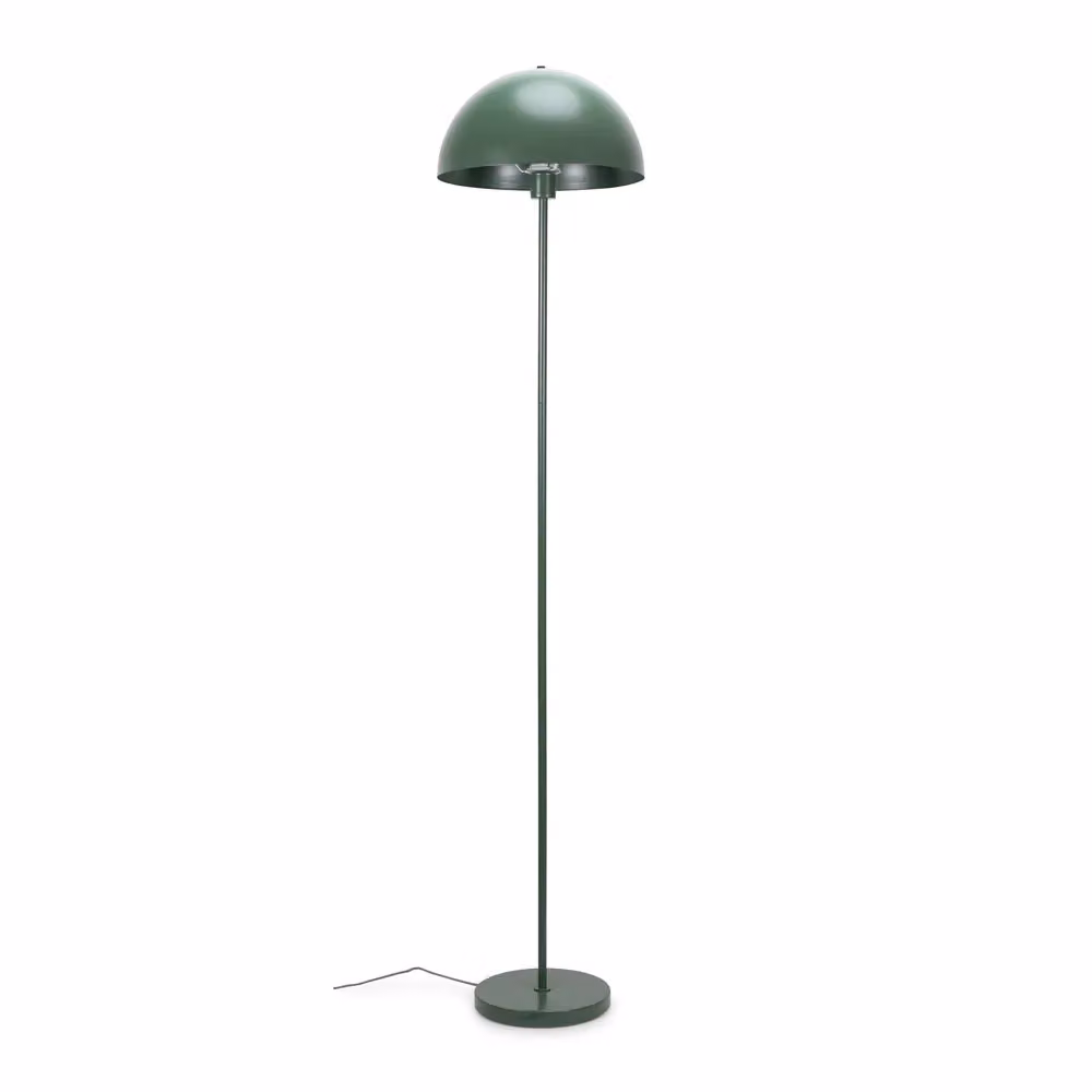 ValueLights Stassi Mushroom Dome Metal Freestanding Floor Lamp in Green, H 158 x W 35 cm – 2