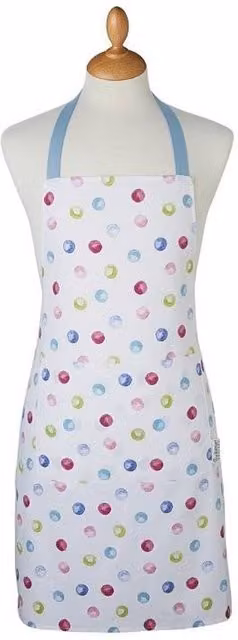 Cooksmart Spotty Dotty Cotton Apron in Multicolour and White