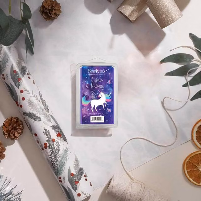 Starlytes Highly Scented Wax Melts Snap Bar in Cosmic Unicorn Purple