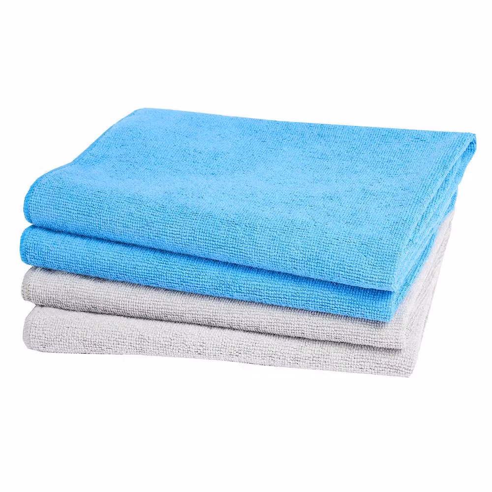 Clarsen Oversized Microfibre Cleaning Tea Towel, Multicolour and Blue, Highly Absorbent and Low Lint – 2