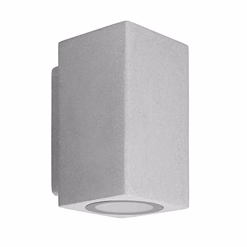Netlighting Forlight REM Up Down Wall Fixture IP44 GU10 7W Grey Cement – 1