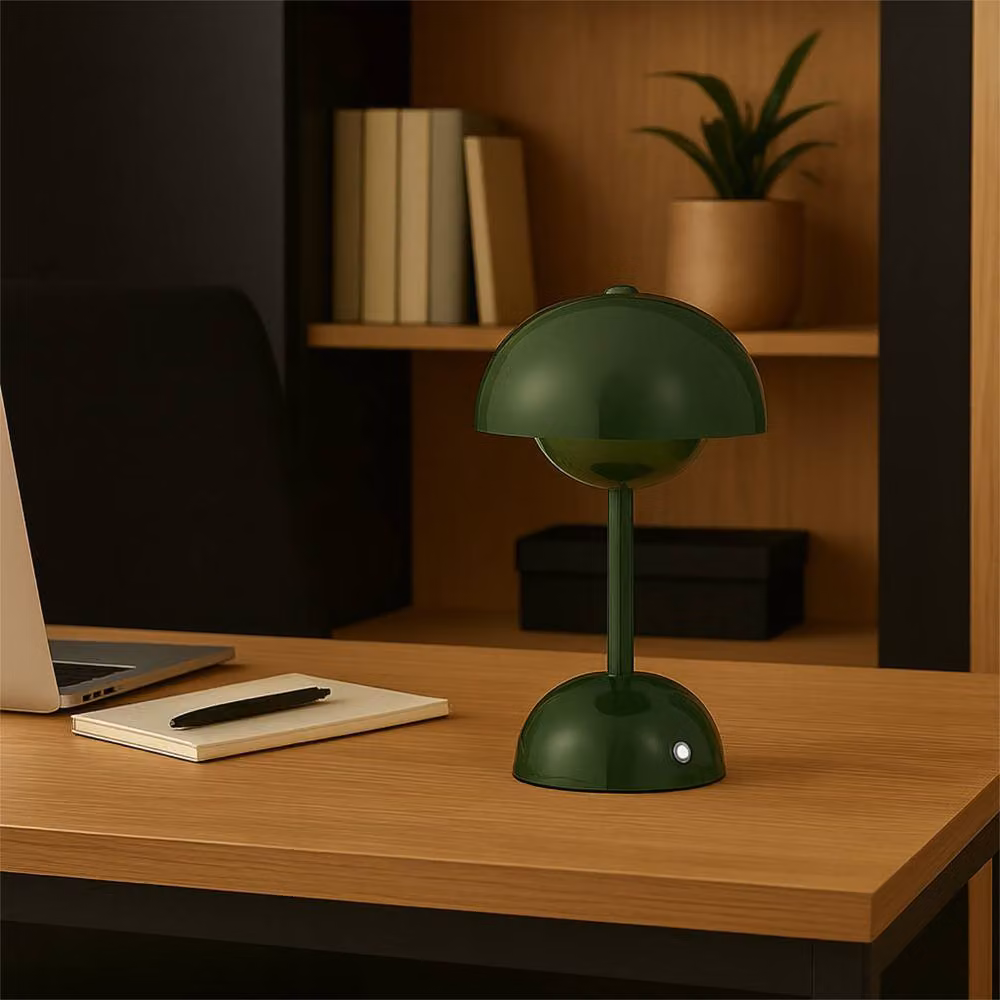 First Choice Lighting Eleanor Green LED Rechargeable Touch Table Lamp – 4