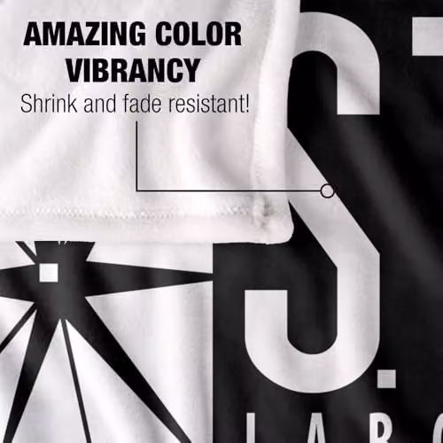 LOGOVISION The Flash S.T.A.R. Labs Logo Super Soft Silky Touch Fleece Throw Blanket, Multicolour, W: 91 cm, D: 147 cm – 3
