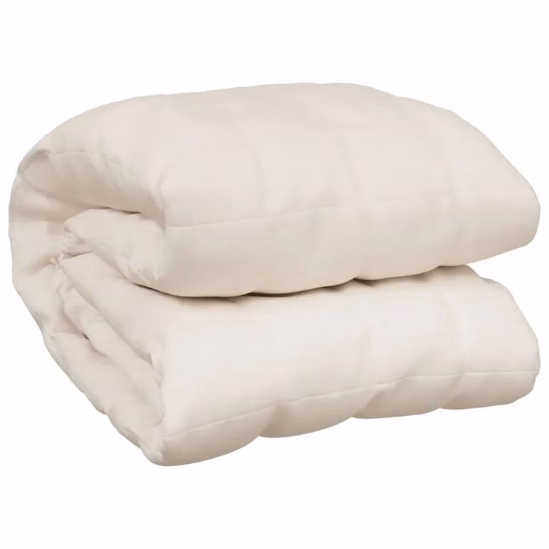Berkfield Home Weighted Blanket in Beige, 200 x 200 cm, 9 kg