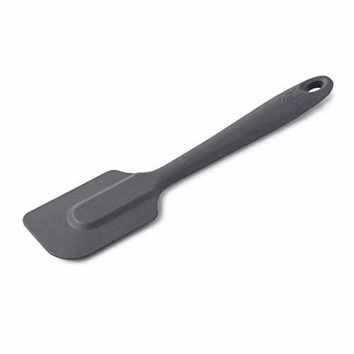 Zeal Silicone Non-Stick Spatula with Hanging Loop, Grey, Length: 26 cm