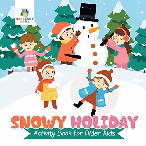 Educando Kids Snowy Holiday Activity Book, Multicolour