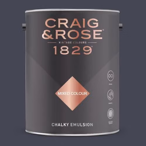 Craig & Rose 1829 Chalky Emulsion Paint Stop Lido Blue 5 l