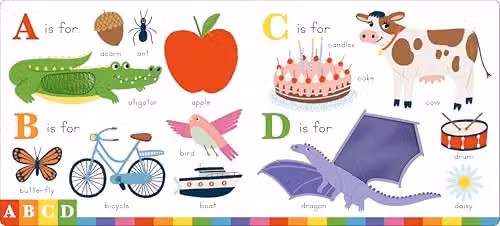 Priddy Books Learn & Explore: Alphabet Multicolour Board Book – 2
