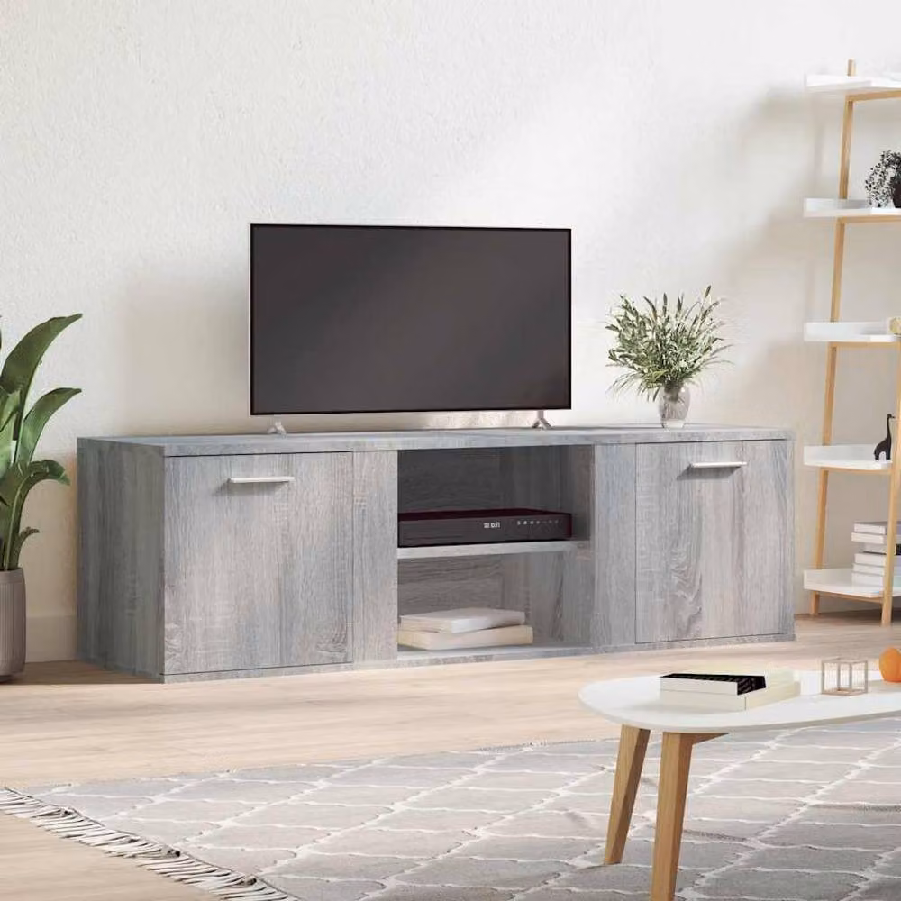 Berkfield Home Modern Grey Sonoma TV Cabinet W/D/H: 120 x 34 x 37 cm – 2