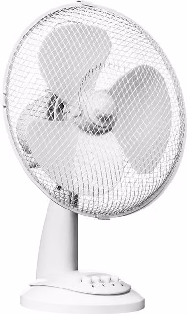 Orsina 3 Speed Oscillating White Table Fan