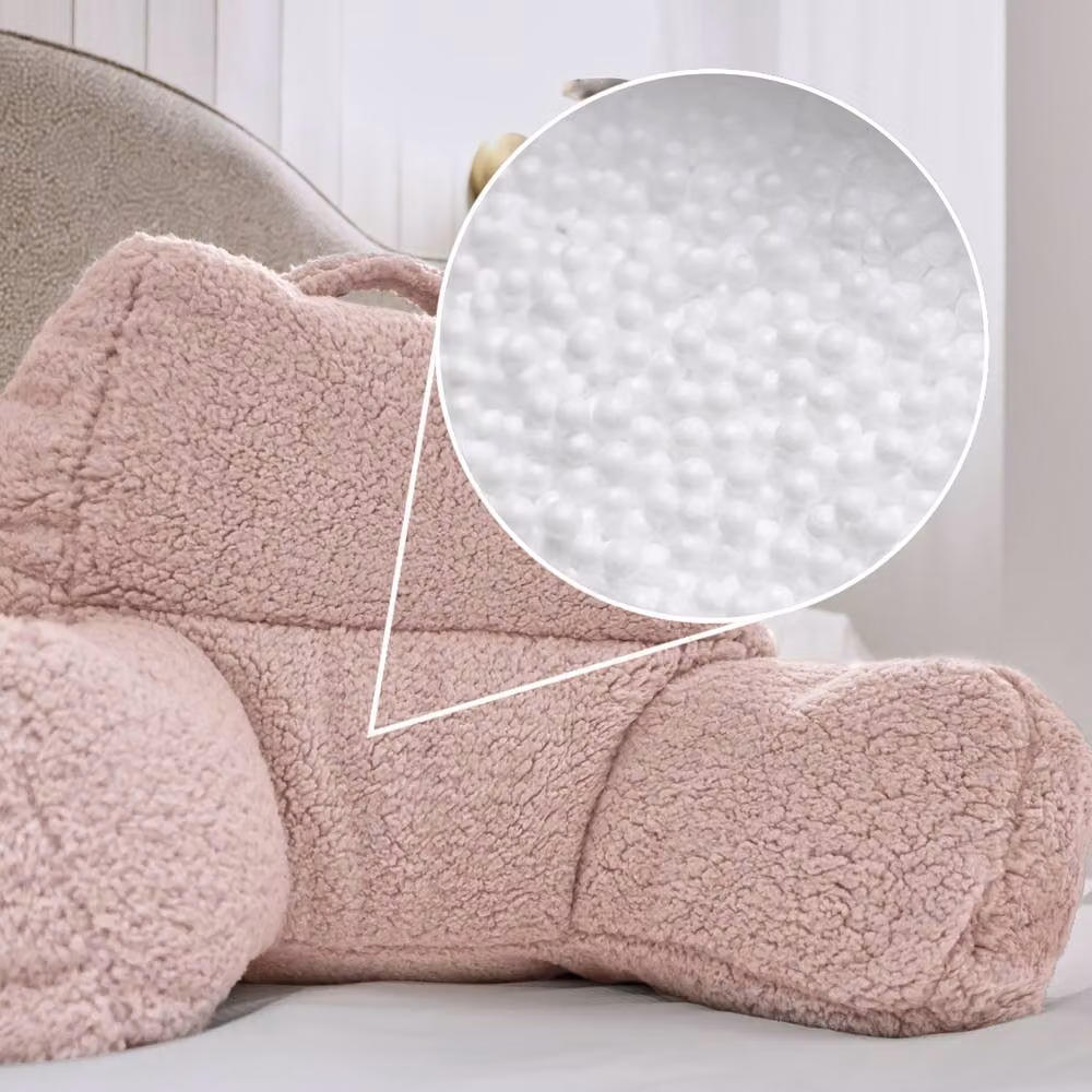 icon Cuddle Cushion and Kingston Rabbit Classic Faux Fur Bean Bag in Pink – 4