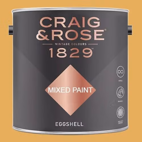 Craig & Rose 1829 Paint Stop Eggshell Paint in Jarosite, 2.5 l